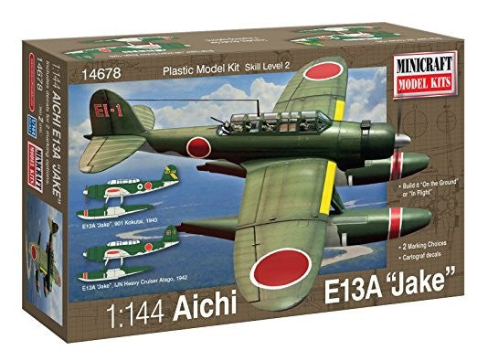 Minicraft 14678 1/144 Aichi E13A Jake IJN Recon/Patrol Bomber