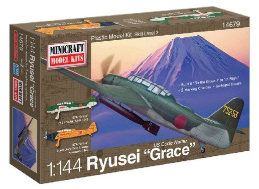 Minicraft 14679 1/144 B7A Ryusie Grace IJA Torpedo Bomber
