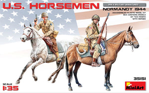 MiniArt 35151 1/35 WWII US Horsemen Normandy 1944 (2 Mtd)