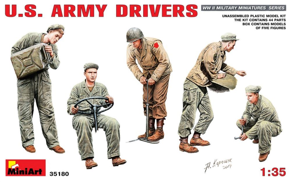 MiniArt 35180 1/35 WWII US Army Drivers (5)