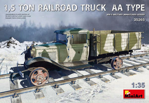 MiniArt 35265 1/35 WWII German 1.5-Ton AA-Type Stake Bed Railroad Truck