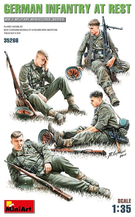 MiniArt 35266 1/35 WWII German Infantry at Rest (4)