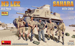 MiniArt 35274 1/35 WWII M3 Lee Mid Production Sahara Tank w/5 Crew