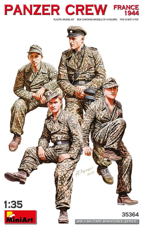 MiniArt 35364 1/35 WWII Panzer Crew France 1944 (4)