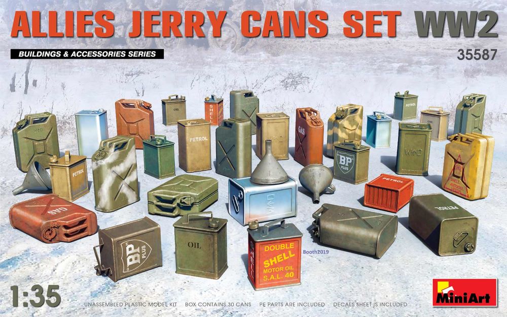MiniArt 35587 1/35 WWII Allies Jerry Cans Set (30)