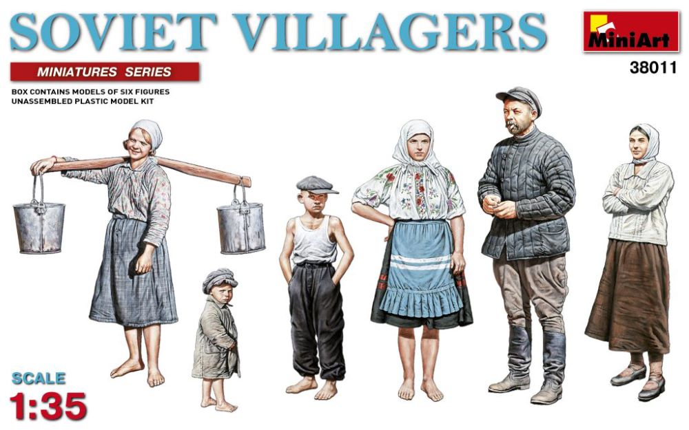 MiniArt 38011 1/35 Soviet Villagers (6)