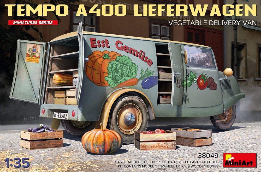 MiniArt 38049 1/35 German Tempo A400 Vegetable Delivery Van