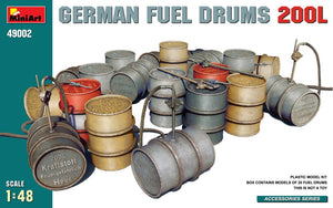 MiniArt 49002 1/48 WWII German 200L Fuel Drum Set (20)