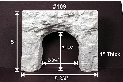 Monroe Models 109 HO Scale Sngl-Portal Blasted Rock