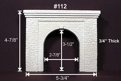 Monroe Models 112 HO Scale Sngl tun port rand stone