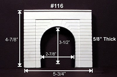 Monroe Models 116 HO Scale Sngl tun port grvd lined