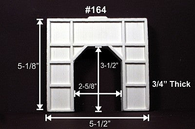 Monroe Models 121 HO Scale Tunnel port wd out braced