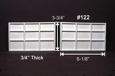 Monroe Models 122 HO Scale Retaining Wall pkg(2) -- Outside Brace Wood