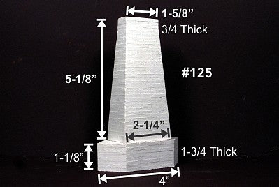 Monroe Models 125 HO Scale Pier with Cutwater - Single Track
