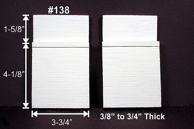 Monroe Models 138 HO Scale Bridge abutement wide 2/