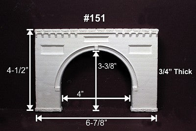 Monroe Models 151 HO Scale B&O Portal Brick Dbl Trck