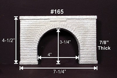 Monroe Models 165 HO Scale Stone Portal Dbl-Track