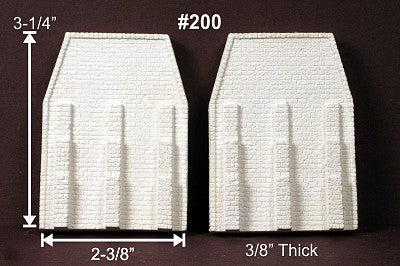 Monroe Models 200 N Scale Bridge abut cut stone 2/