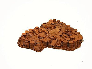 Monroe Models 2101 HO Scale City Junk Pile -- 3-3/4 x 3-1/4" 9.5 x 8.3cm