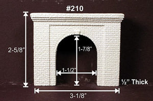 Monroe Models 210 N Scale Sngl Tun Portal Cut Stone