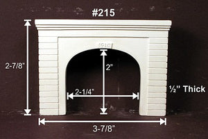 Monroe Models 215 N Scale Double-Track Tunnel Portal -- Grooved Concrete