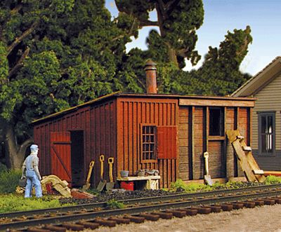 Monroe Models 2212 HO Scale Pump House & Coal Shed -- Kit