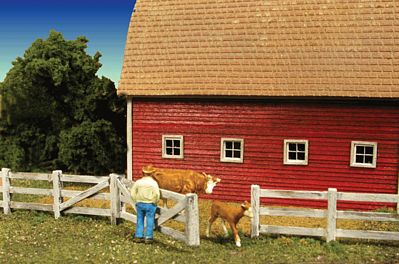 Monroe Models 9310 N Scale Barn Yard Fence -- Total Scale: 339' 103m