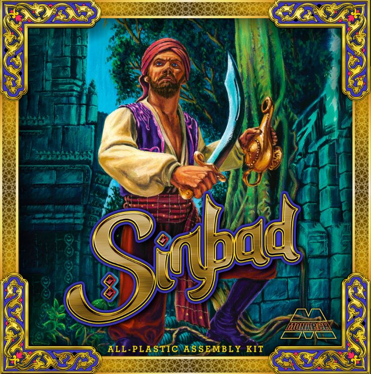 Monarch Models 201 1/8 Sinbad the Sailor w/Detailed Base