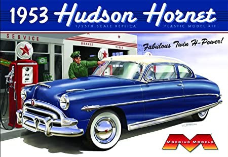 Moebius Models 1200 1/25 1953 Hudson Hornet Car