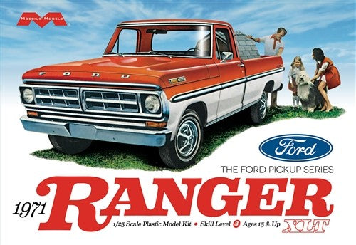 Moebius Models 1208 1/25 1971 Ford Ranger Pickup Truck