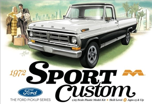 Moebius Models 1220 1/25 1972 Ford Sport Custom Pickup Truck