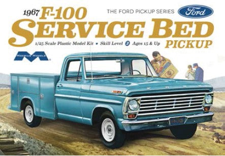Moebius Models 1239 1/25 1967 Ford F100 Service Bed Pickup Truck