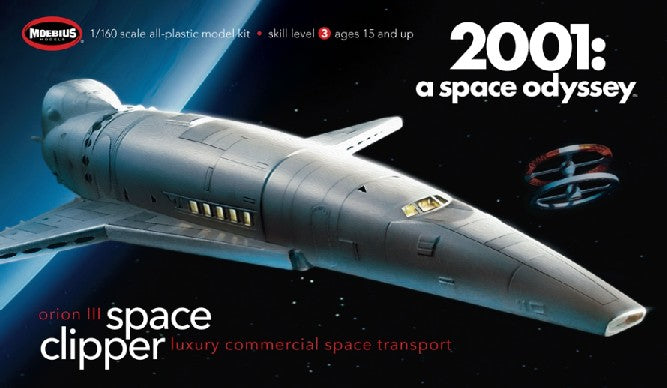 Moebius Models 20012 1/160 2001 Space Odyssey: Orion III Space Clipper