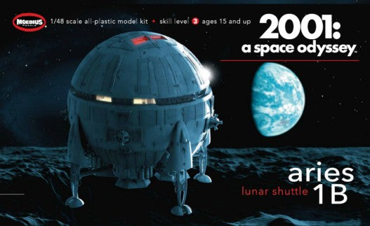 Moebius Models 20017 1/48 2001 Space Odyssey: Aries 1B Lunar Shuttle