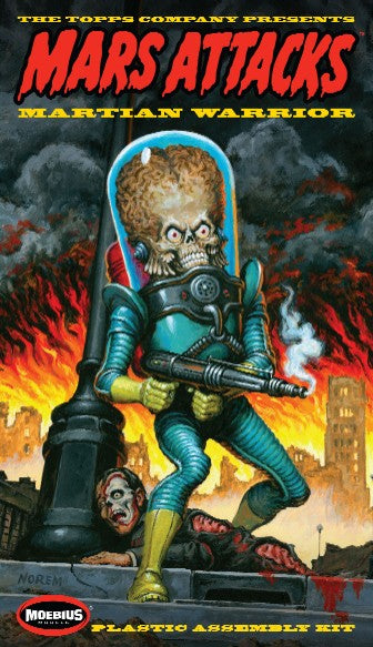 Moebius Models 936 Mars Attacks: Martian Warrior Figure (12" T)