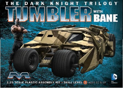 Moebius Models 967 1/25 Batman The Dark Knight Trilogy: Batmobile Tumbler w/Bane Figure