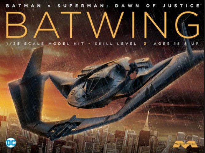 Moebius Models 969 1/25 Batman vs Superman Dawn of Justice: Batwing w/Interior