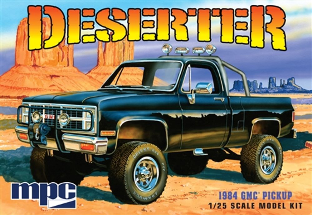 MPC Models 848 1/25 1984 GMC Deserter Pickup Truck (Black)