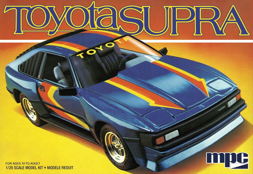 MPC Models 891 1/25 1983 Toyota Celica Supra Car (D)