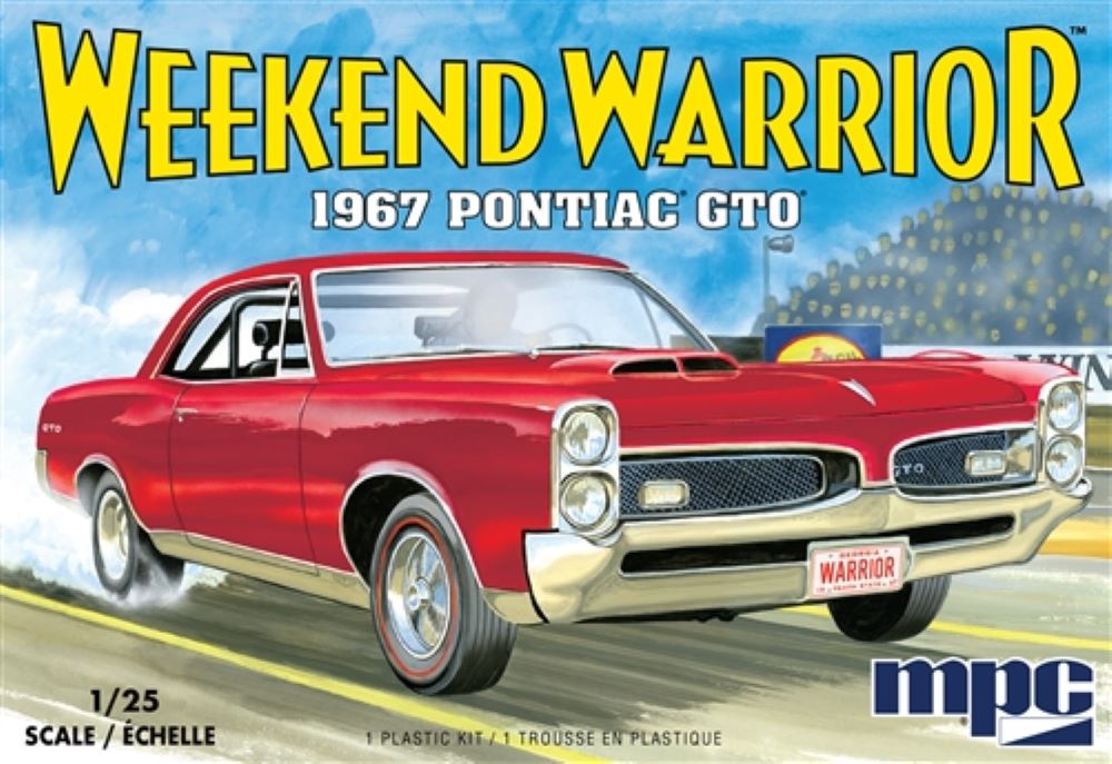 MPC Models 918 1/25 1967 Pontiac GTO Car (3 in 1) w/Starting Light