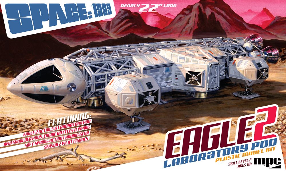 MPC Models 923 1/48 Space 1999: Eagle II Transporter (22" Long) w/Lab Pod