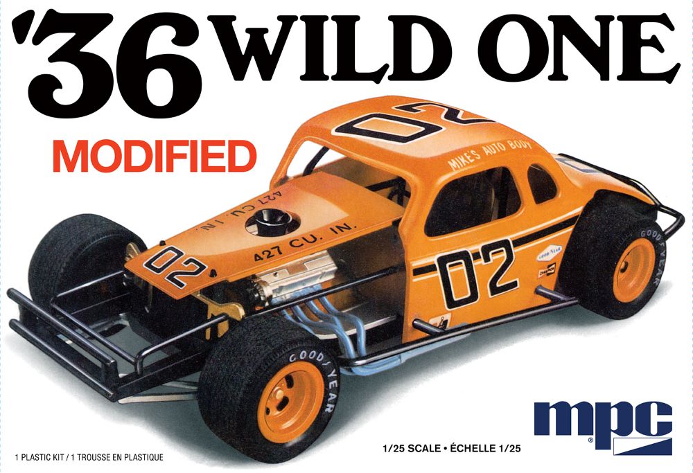 MPC Models 929 1/25 1936 Wild One Modified Race Car