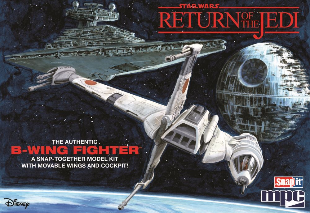 MPC Models 949 1/144 Star Wars Return of the Jedi: B-Wing Fighter (Snap)