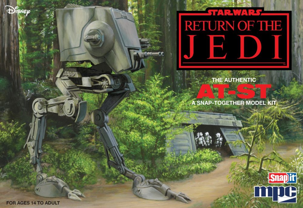 MPC Models 966 Star Wars Return of the Jedi: AT-ST Walker (6" tall) (Snap)