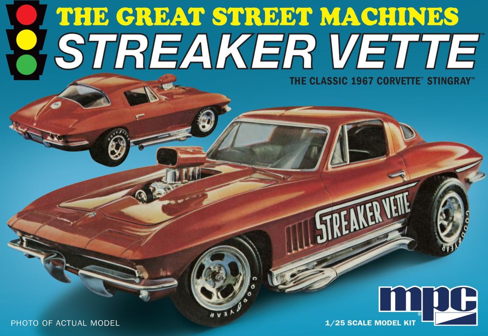 MPC Models 973 1/25 1967 Chevy Corvette Stingray Streaker Vette Car