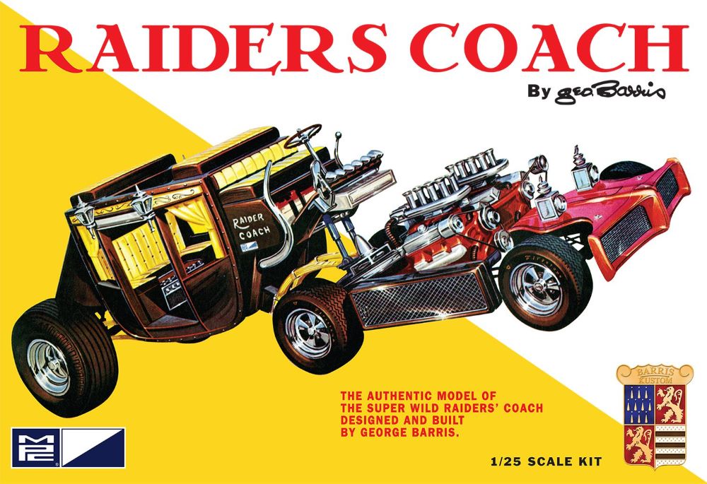 MPC Models 977 1/25 George Barris Raiders Coach