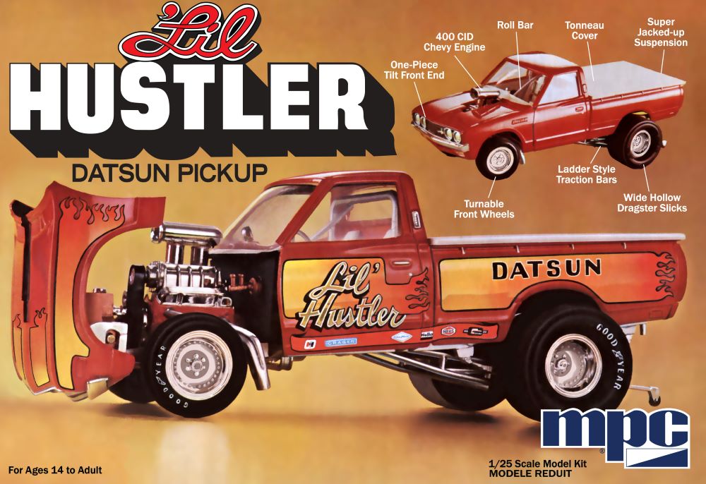 MPC Models 982 1/25 Li'l Hustler 1975 Datsun Pickup Truck