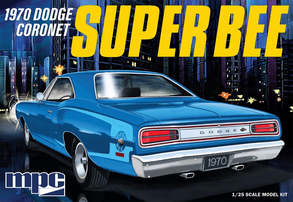 MPC Models 985 1/25 1970 Dodge Coronet Super Bee Car
