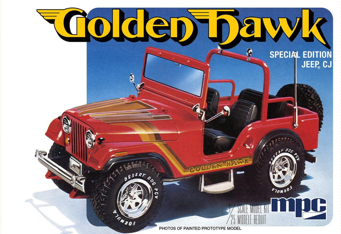 MPC Models 986 1/25 1981 CJ Golden Hawk Jeep
