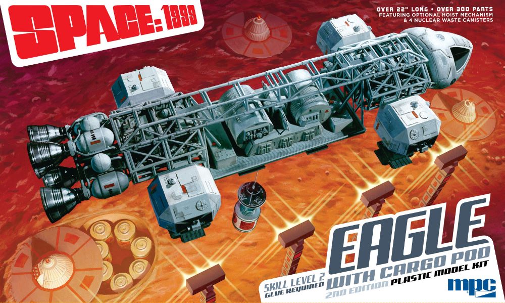 MPC Models 990 1/48 Space 1999: Eagle Transporter (22" Long) w/Cargo Pod (2nd Edition)